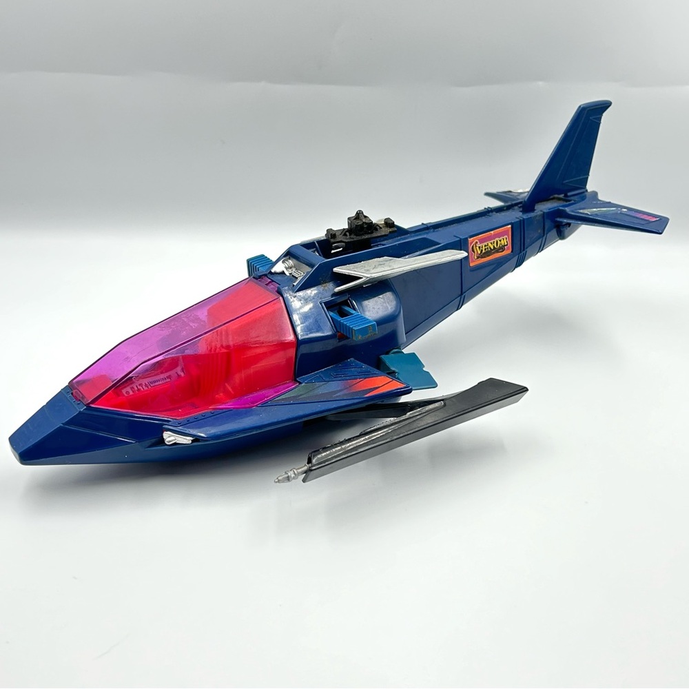 Vintage 1985 MASK Switchblade Jet Helicopter Vehicle Kenner Incomplete